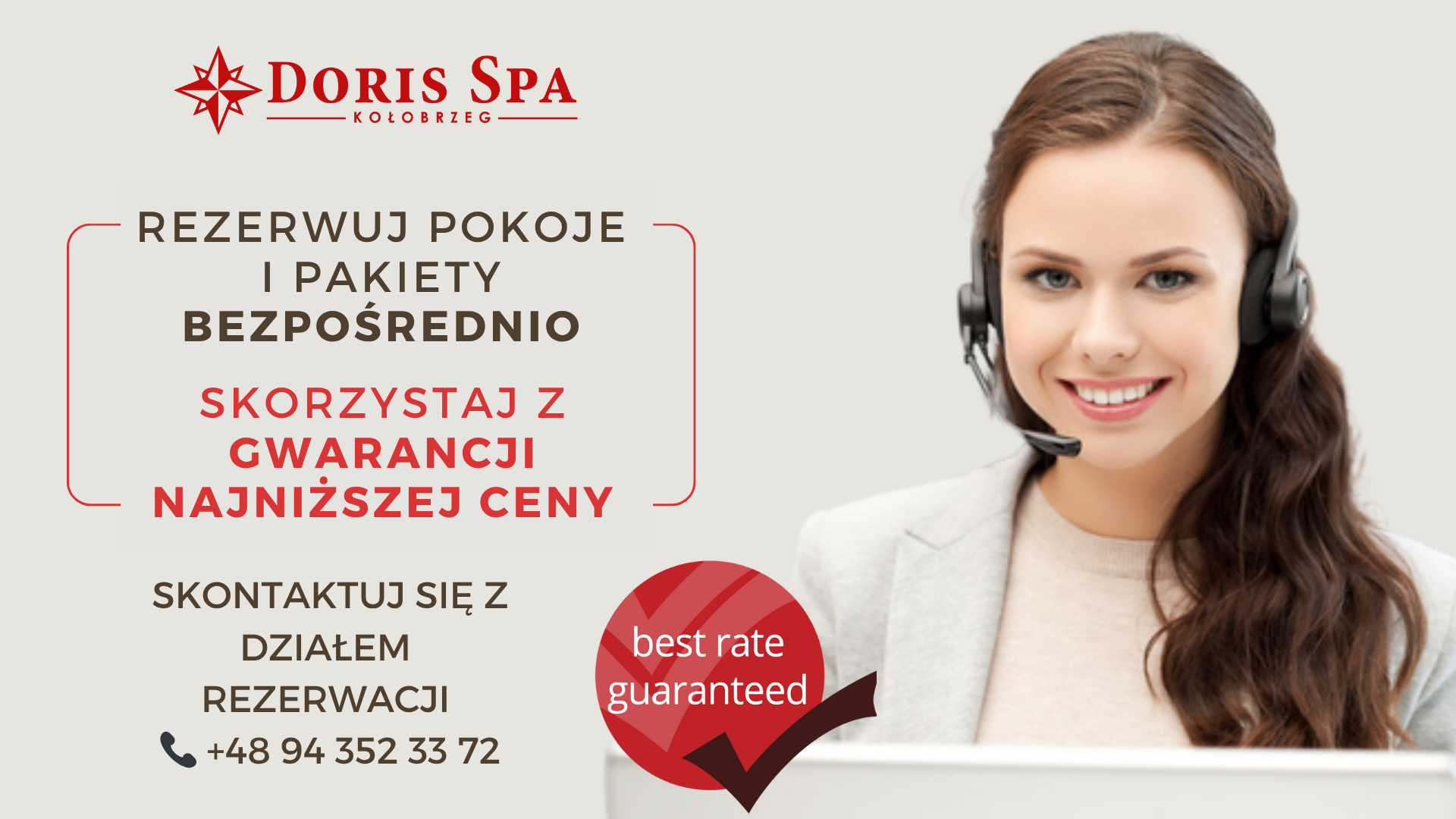 Rezerwuj pokoje i pakiety bezpośrednio - Skorzystaj z gwarancji najniższej ceny